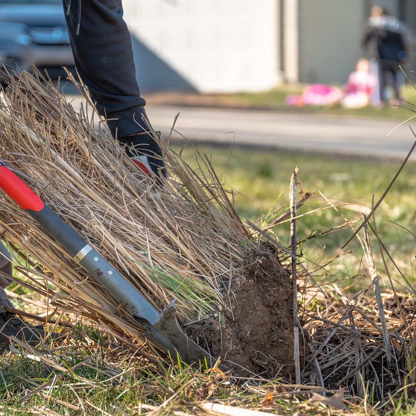 22811 Root Slayer Drain Spade, Red
