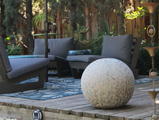 Outdoor Decorative Sphere Vintage 16" by