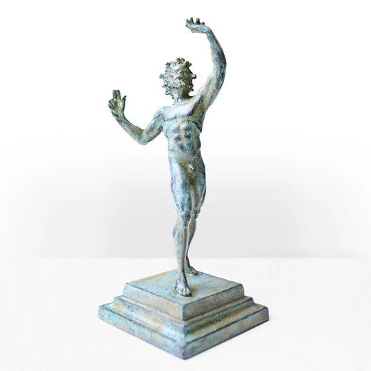 Dancing Faun Statue (Bronze)