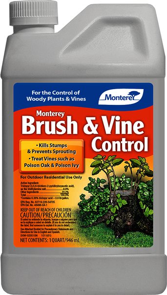 Brush & Vine (Poison Oak & Poison Ivy) Control & Stump Killer, Quart