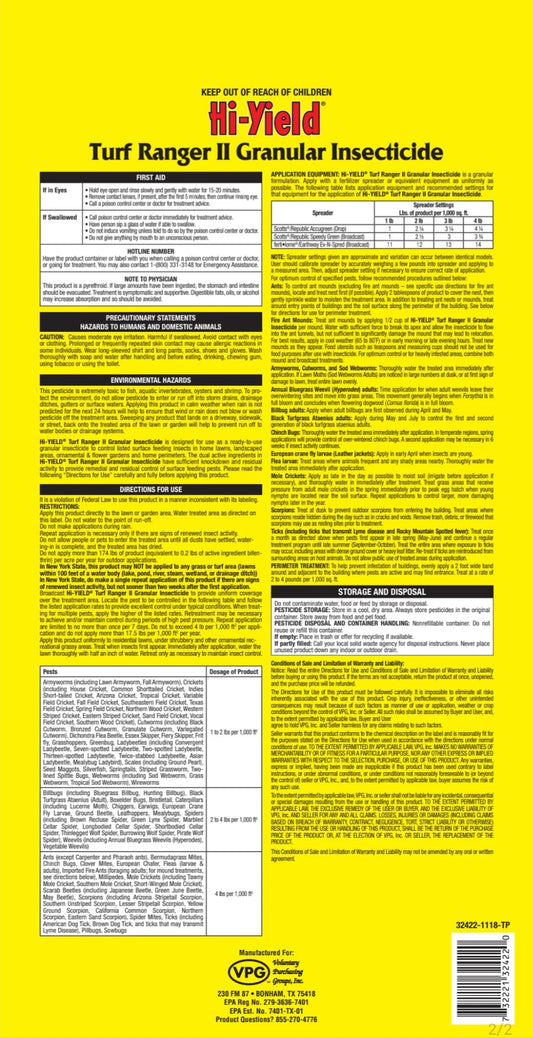 Hi-Yield Turf Ranger II (10LB)