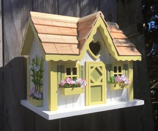 Fledgling Series Sweetheart Cottage 7.5 in X 8.75 in X 6.25 in Birdhouse