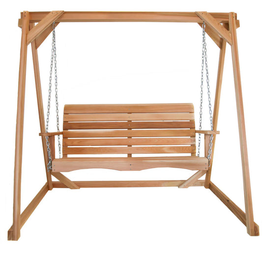 6-Ft Porch Swing on A-Frame Stand