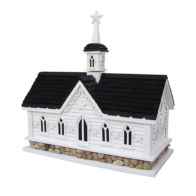 Historic Reproductions Star Barn 19'' H X 18'' W X 8'' D Birdhouse