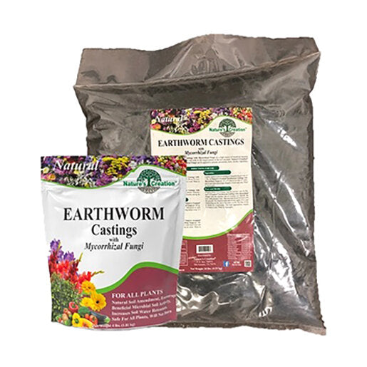 Nature's Creation Earthworm Castings w/ Mycorrhizal Fungi 4 lb.