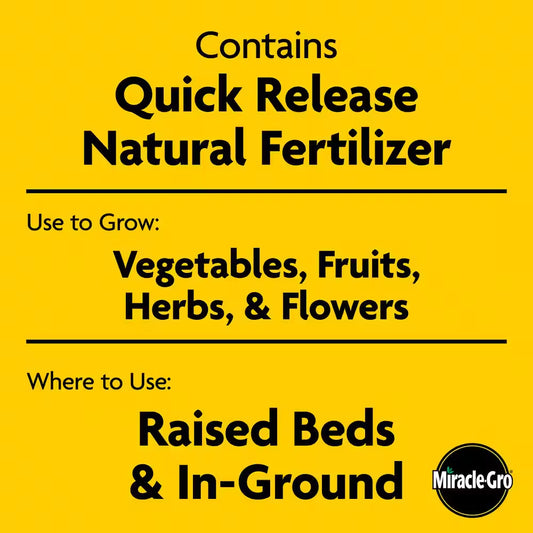 Organic Raised Bed and Garden Soil 1.5 Cu. Ft. with Quick Release Natural Fertilizer, Peat Free, OMRI Listed