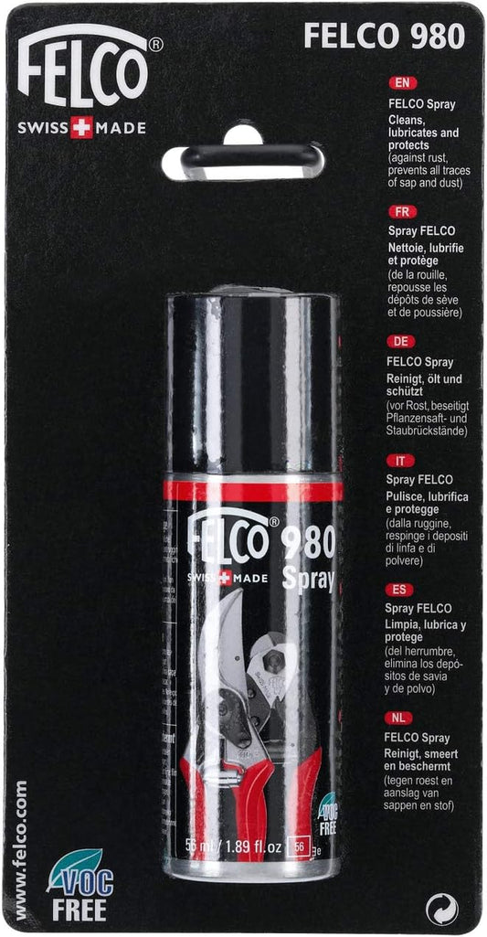 Tool Lubricant (F 980) - Biodegradable Synthetic Maintenance Product Spray Grease,Red, Black