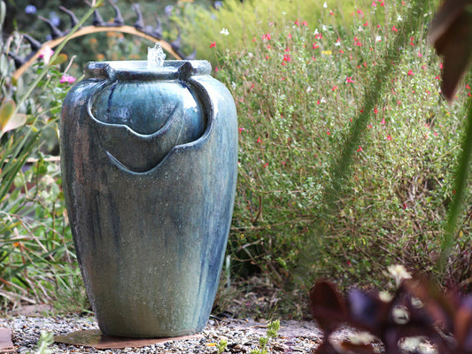 Tea Garden Fountain (Deep Blue Sea) by Plantatorem