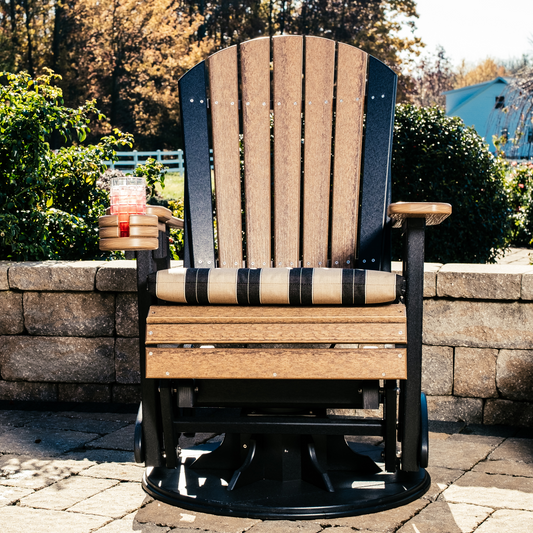 2' Adirondack Swivel Glider Chair
