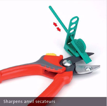 MULTI-SHARP 1601 Secateur ­Sharpener – Precision Edge ­Tool for Anvil & By-Pass ­Secateurs, Loppers & ­Pruning Knives