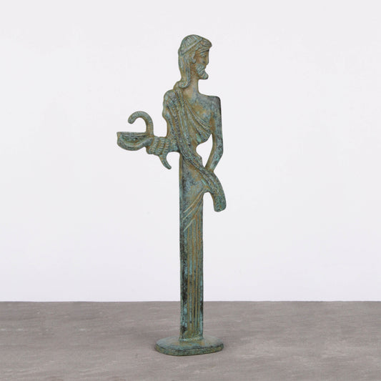 Asclepius Statue Bronze - God of Medicine