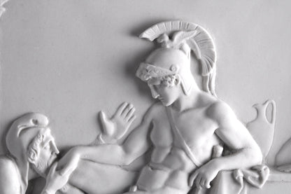 Priam Begging Achilles Bas-Relief