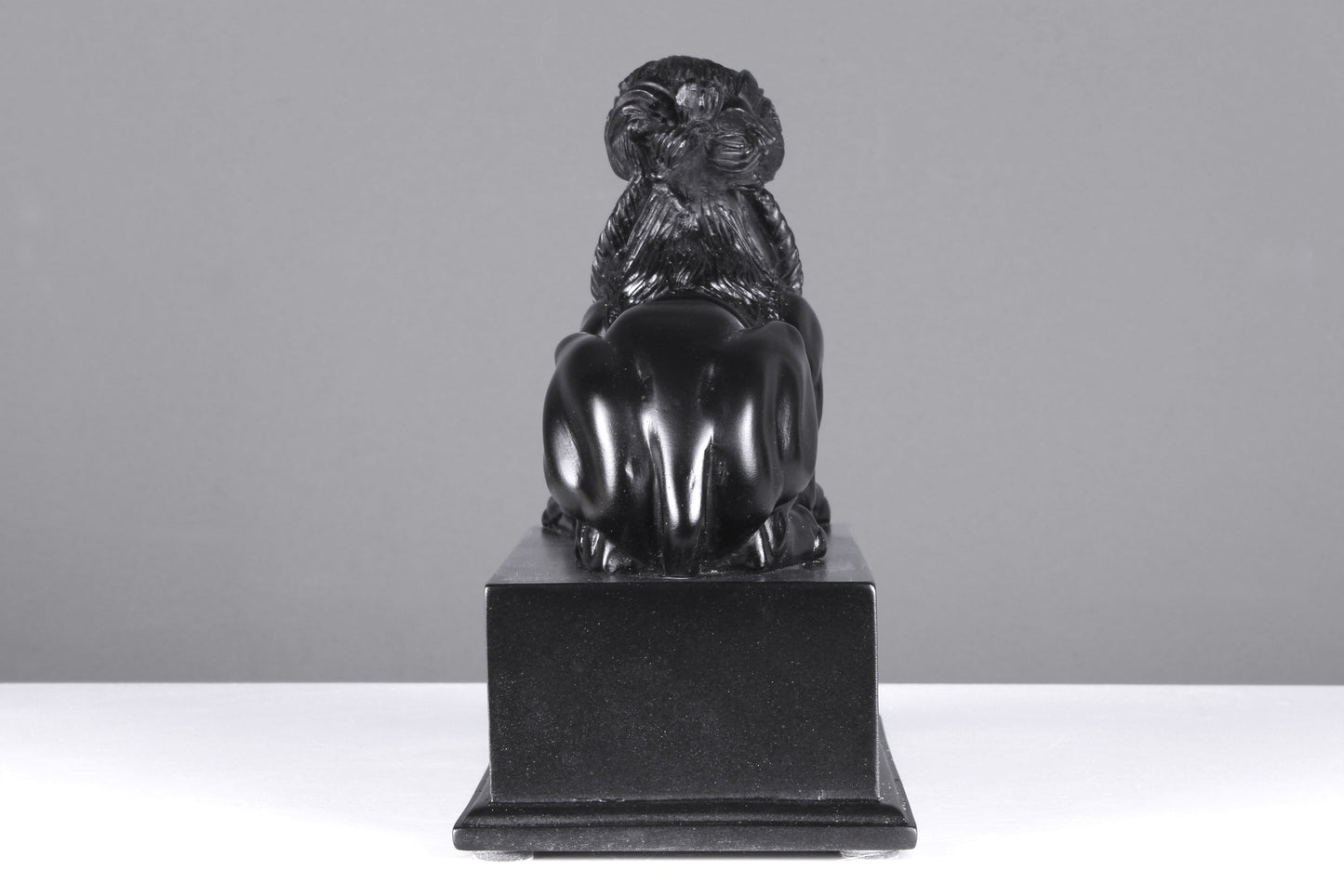 Black Sphinx on Base Statue (Small)