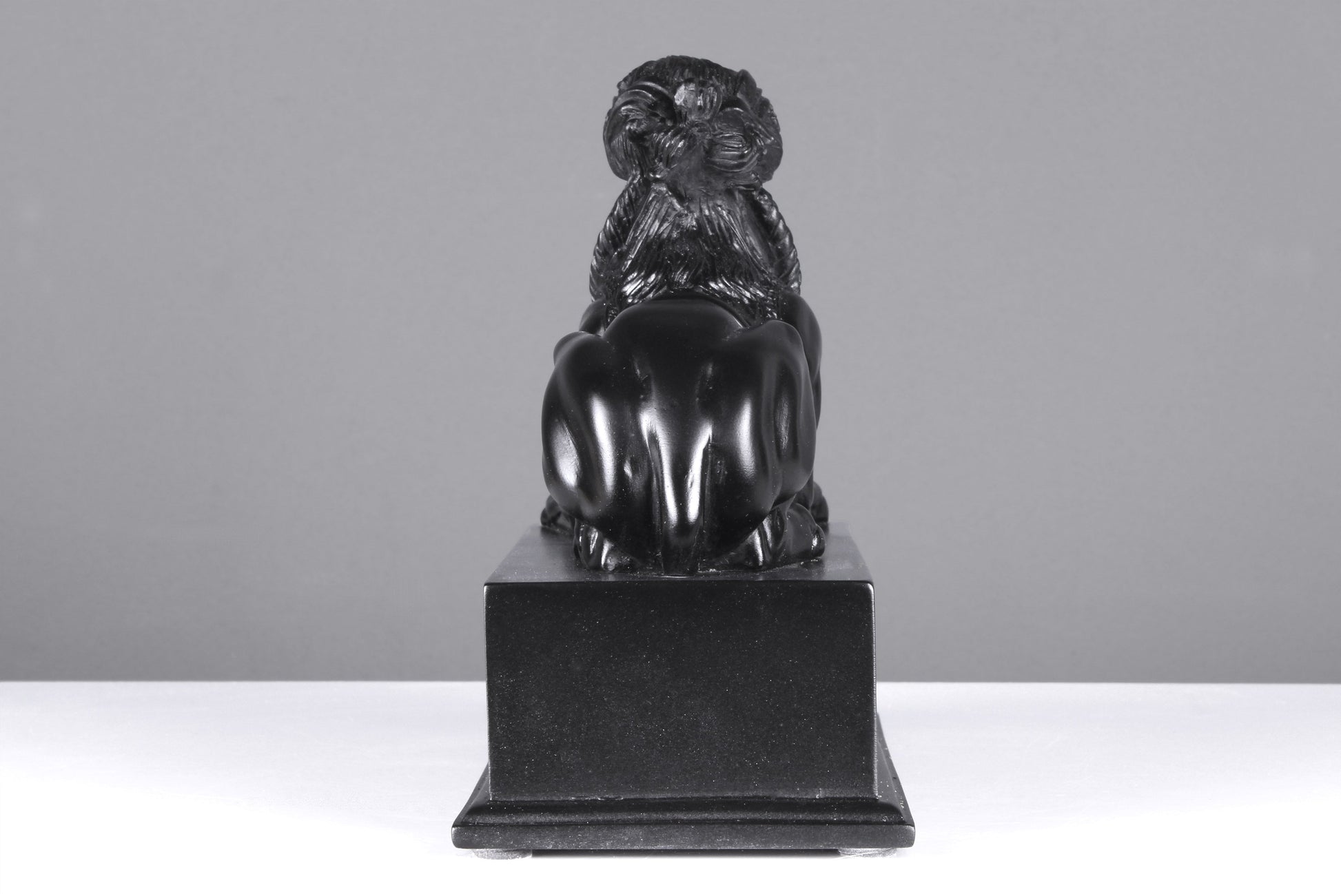 Black Sphinx on Base Statue (Small)