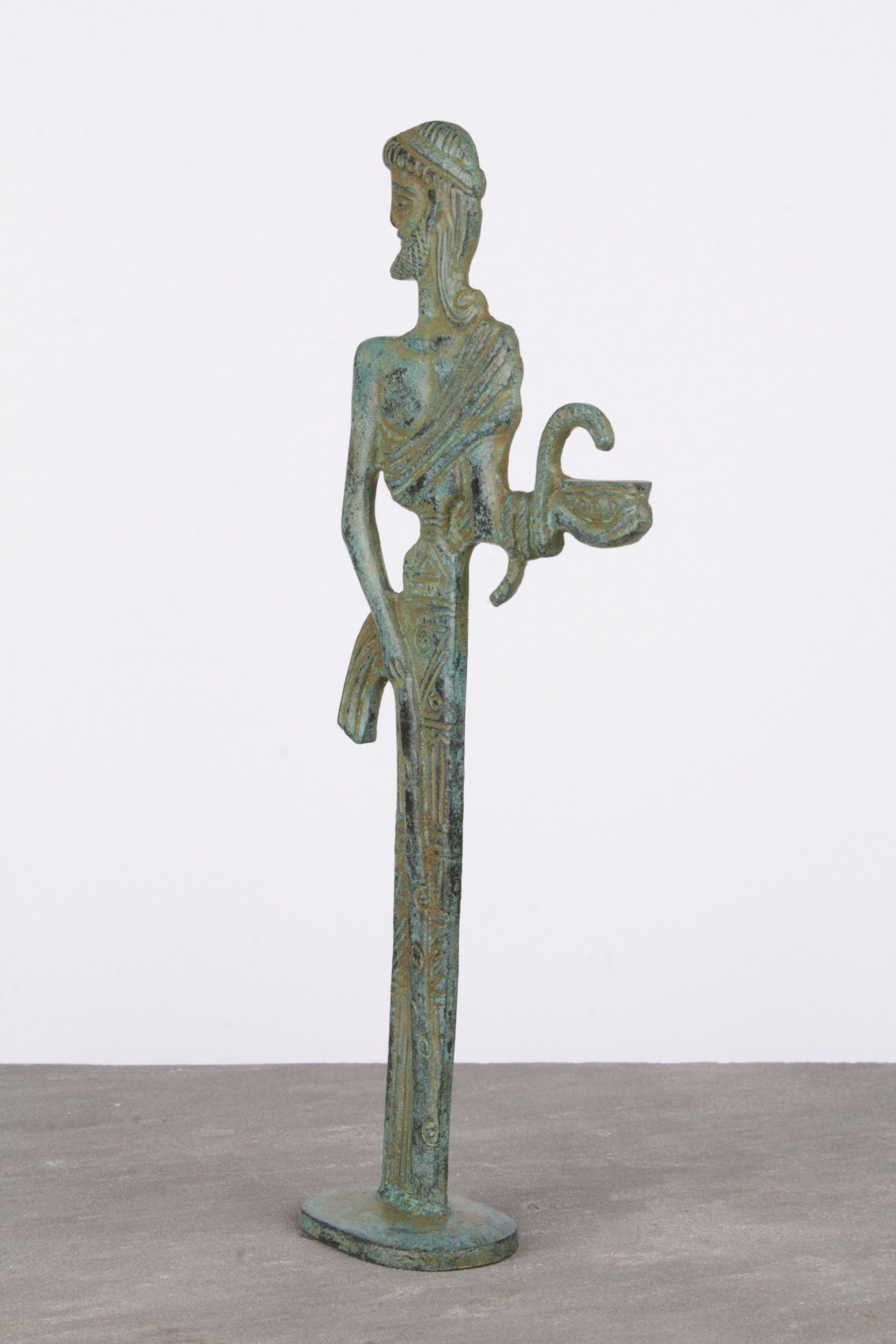 Asclepius Statue Bronze - God of Medicine