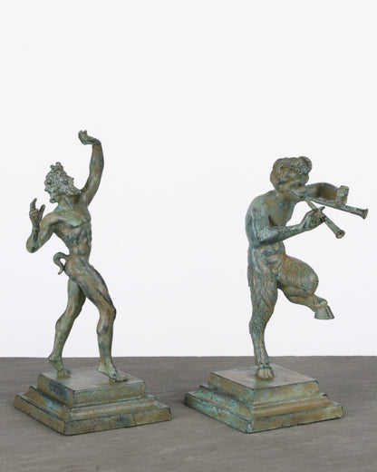Dancing Faun Statue (Bronze)