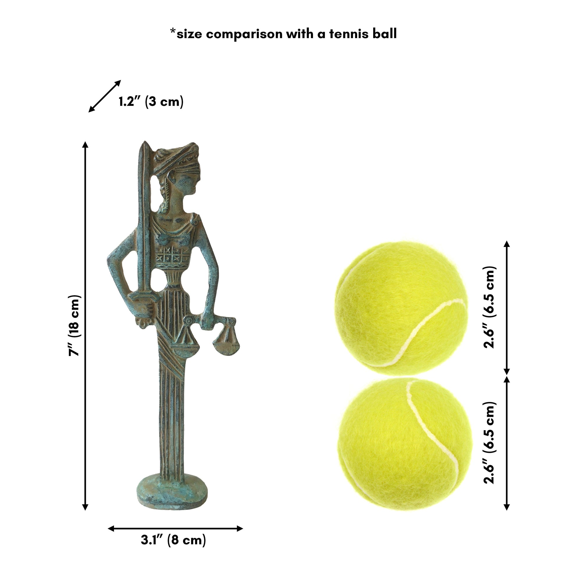 Lady Justice Statue (Small) - Goddess of Justice