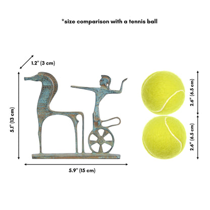 Ancient Greek Chariot Statue of a Victorious Warrior