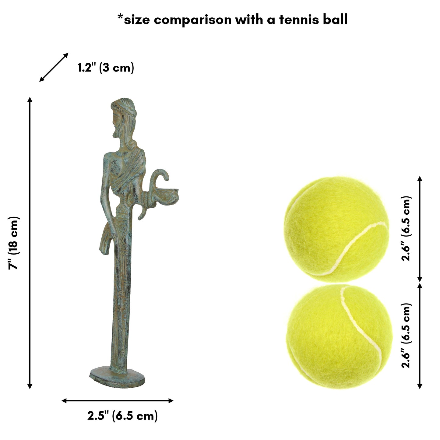 Asclepius Statue Bronze - God of Medicine