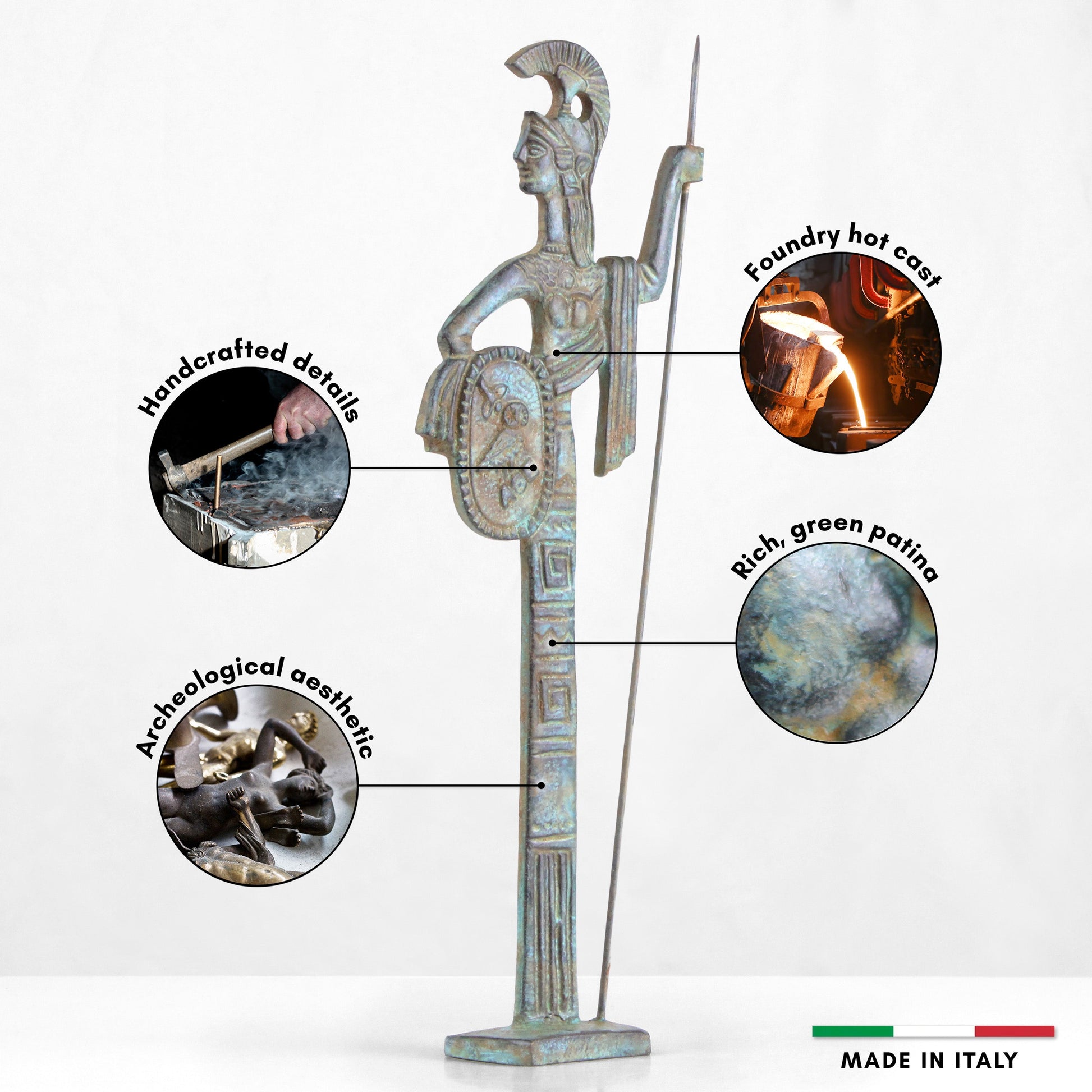 Athena Bronze Statue (Small)