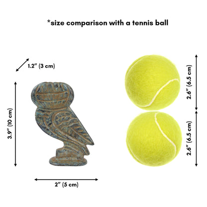 Owl of Athena Bronze Statue (Small)