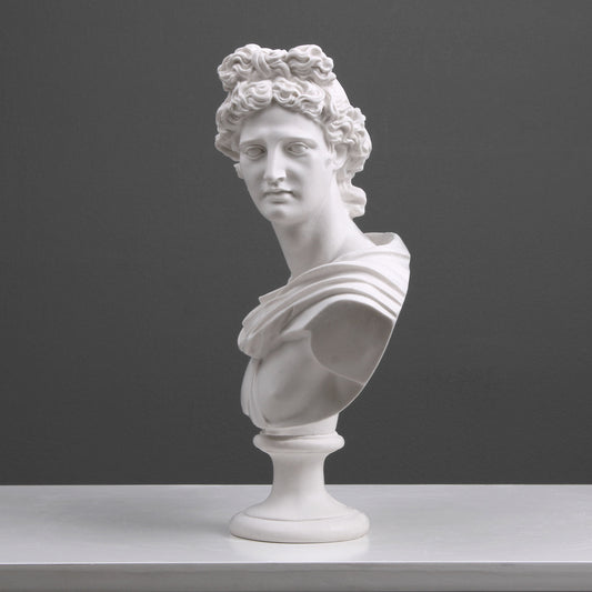 Apollo Bust Statue (Greek God Statue)