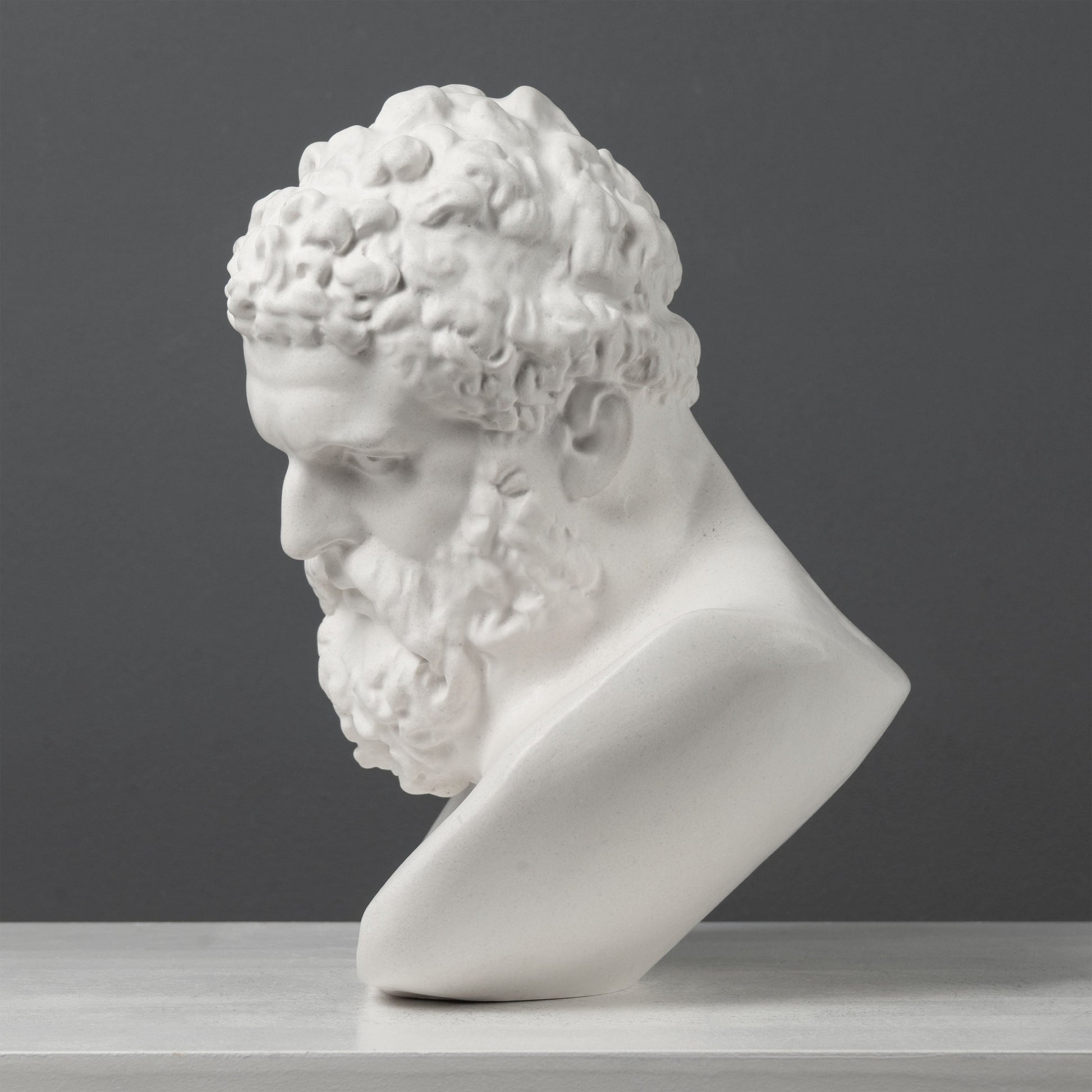 Hercules Bust Sculpture – Greek Hero of Might and Strength