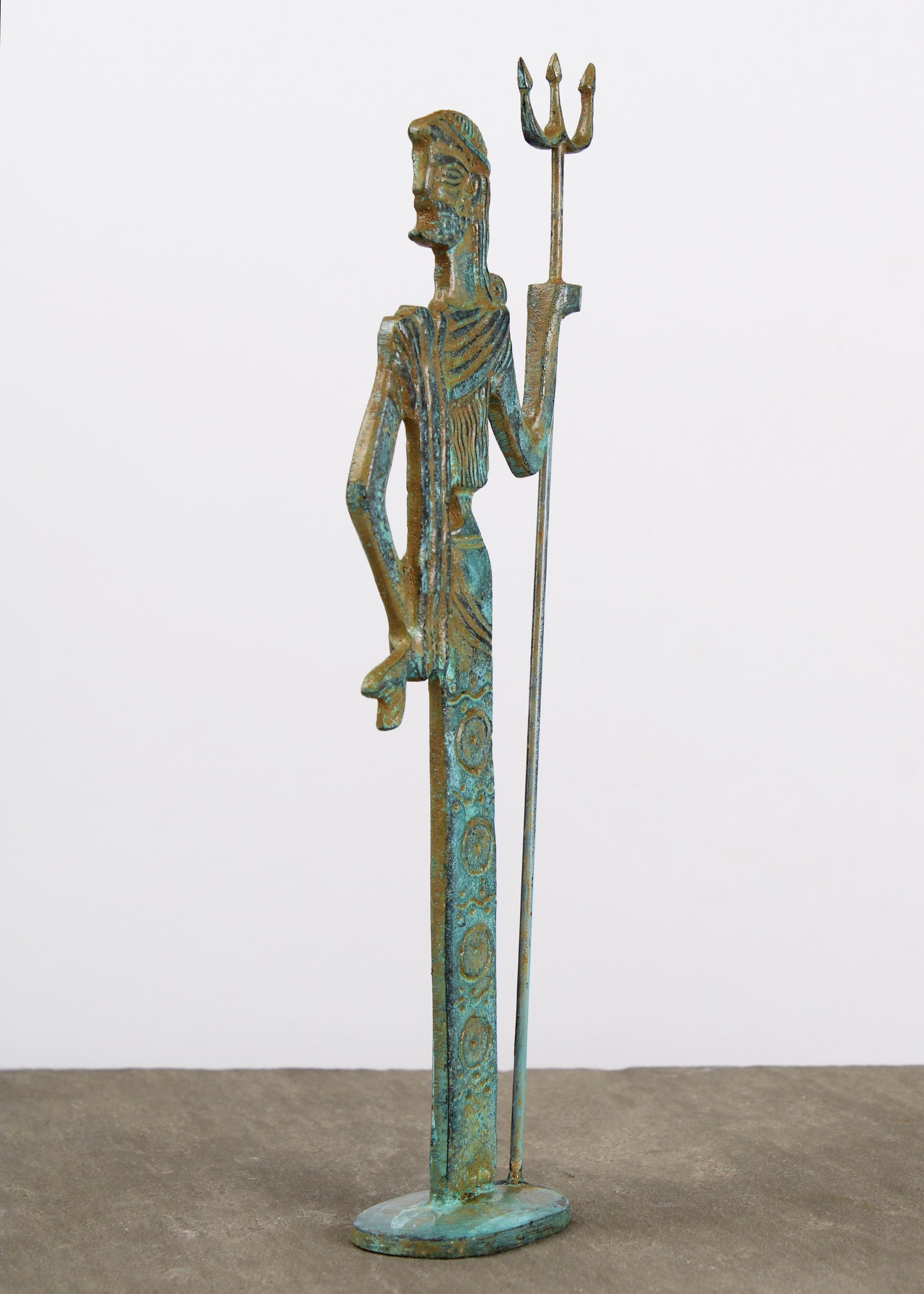 Poseidon Statue Bronze (Small) - God of the Sea