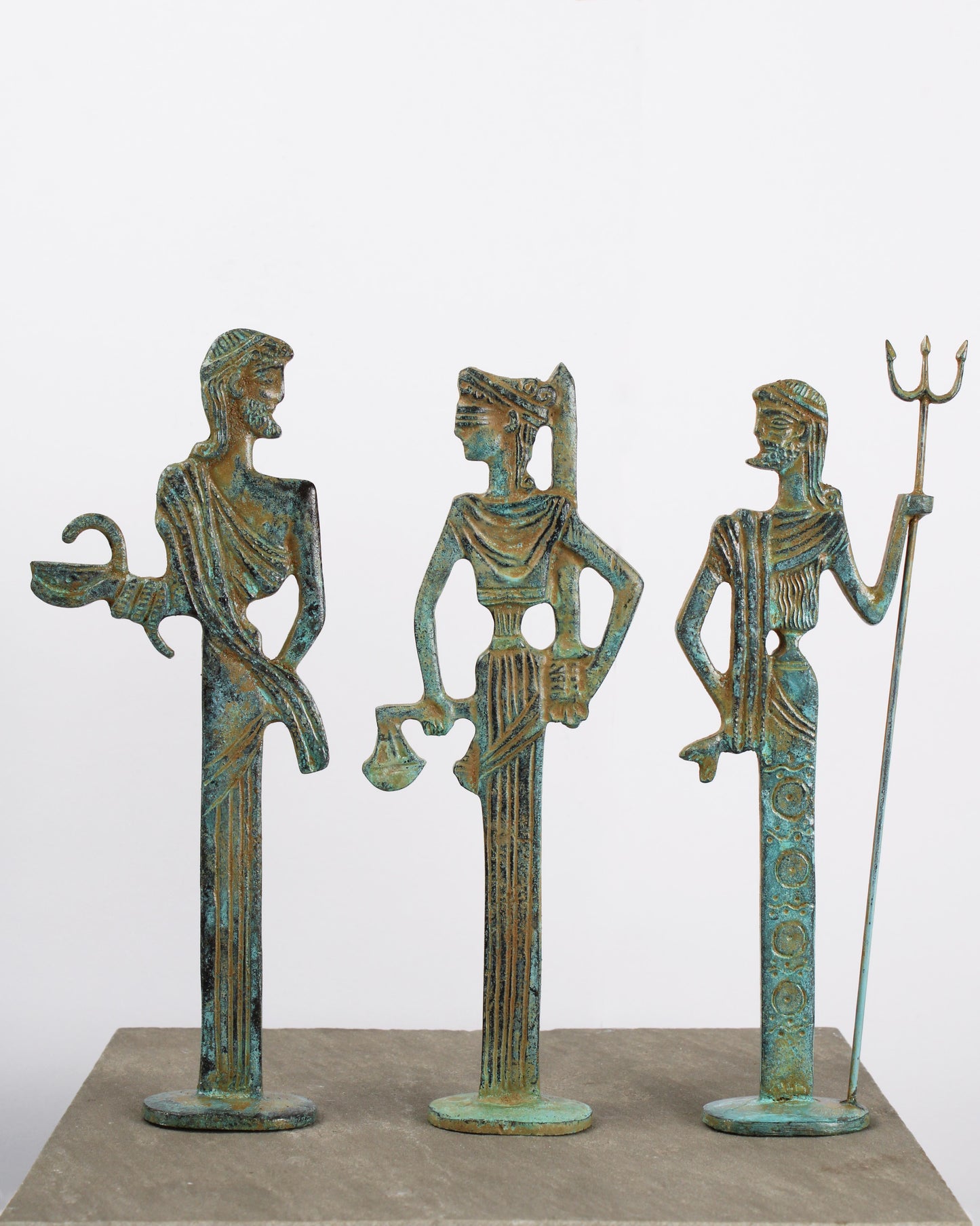 Poseidon Statue Bronze (Small) - God of the Sea