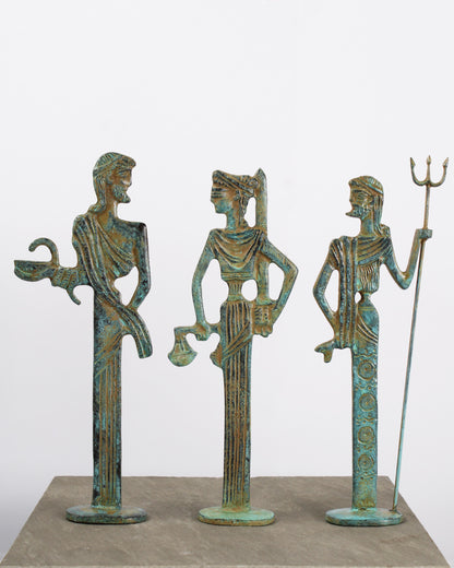 Poseidon Statue Bronze (Small) - God of the Sea