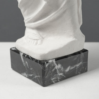 Venus De Milo Statue on Black Marble Base