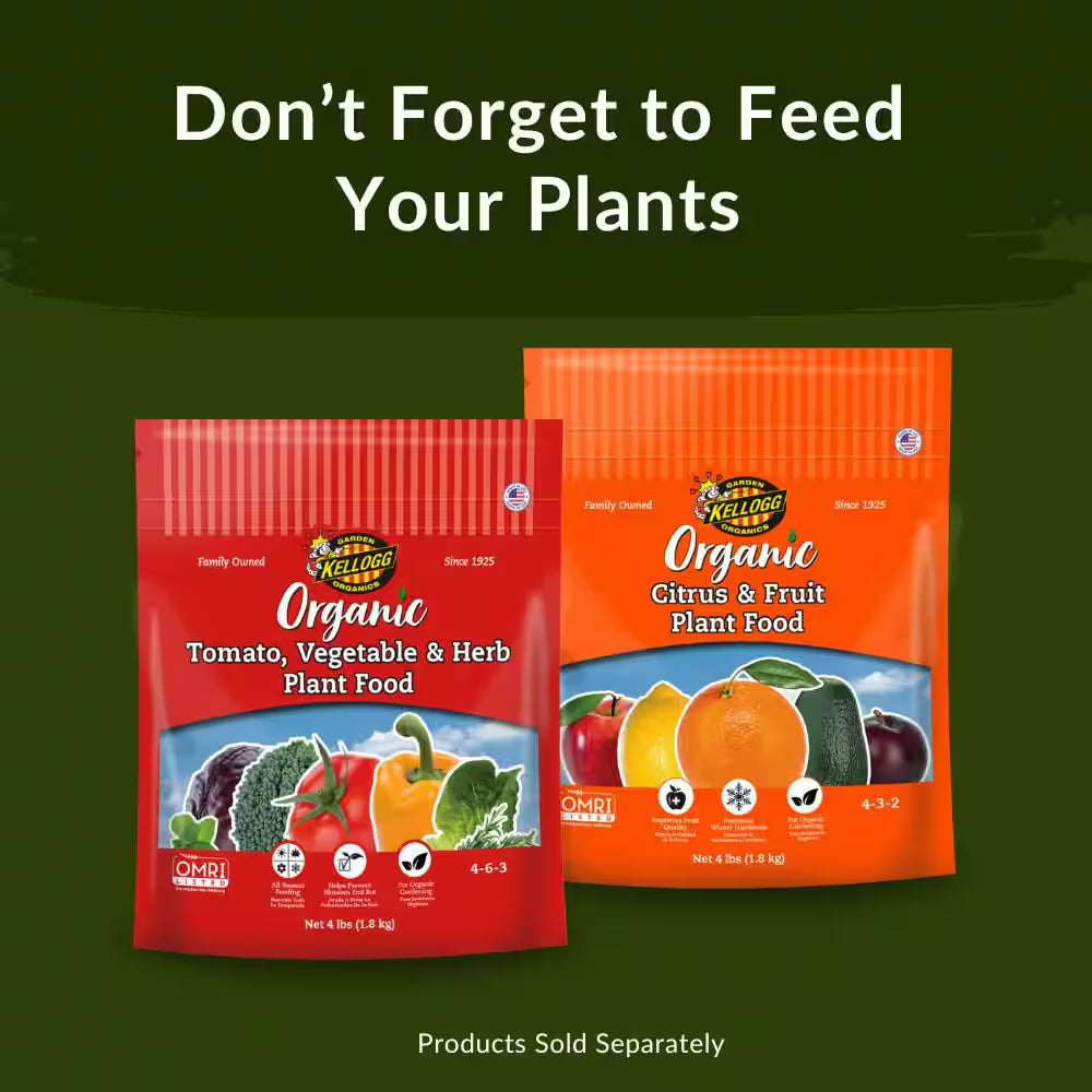 All Natural Garden Soil, Organic Soil for Flowers and Vegetables 2 Cf. Ft, OMRI Listed