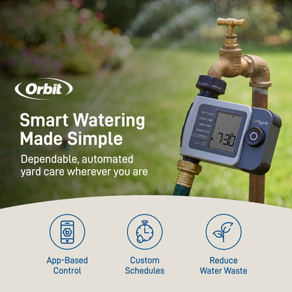 B-hyve XD 1-Outlet Smart Hose Faucet Sprinkler Timer with B-hyve Smart Gen 2 Hub | 24516