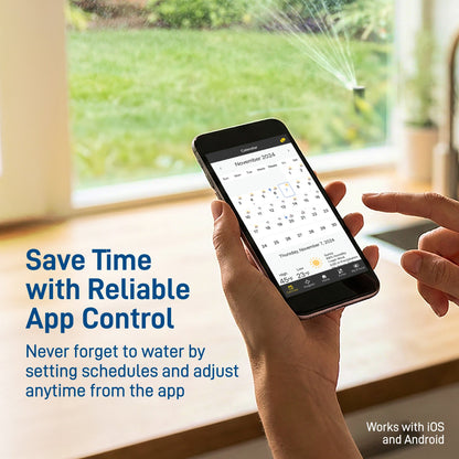 B-hyve XD 4-Outlet Smart Hose Faucet Sprinkler Timer with B-hyve Smart Gen 2 Hub | 24639
