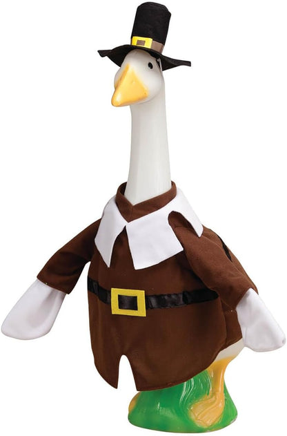 Gaggleville Pilgrim Goose Outfit Boy, Fits 23" H Large Porch Goose