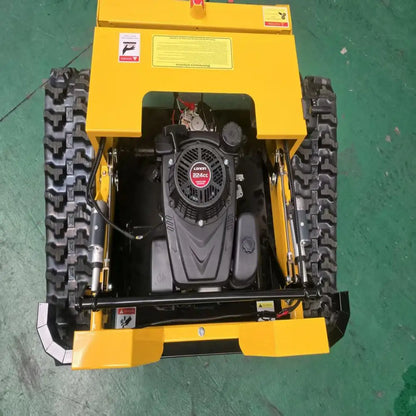 Heavy Duty RC Lawn Mower with 5KM/H Speed, 224Cc Engine, Smart Remote Start & Emergency Stop Function