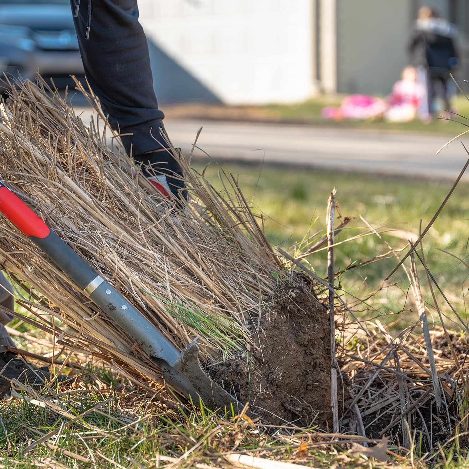 22811 Root Slayer Drain Spade, Red