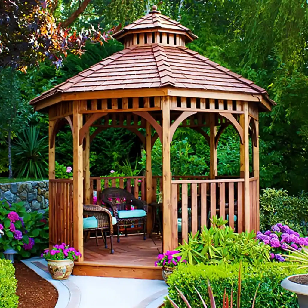 10′ Bayside Panelized Octagon Gazebo