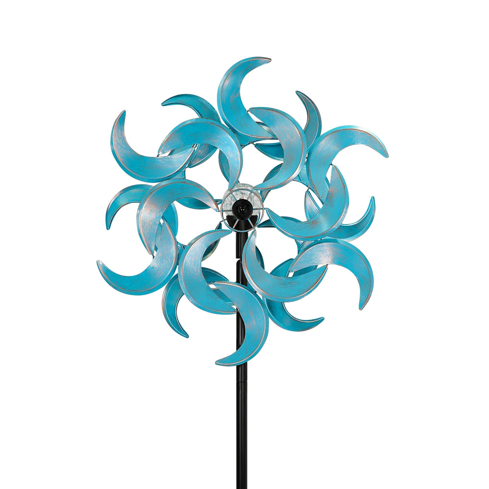 Azure Moon Solar Wind Spinner
