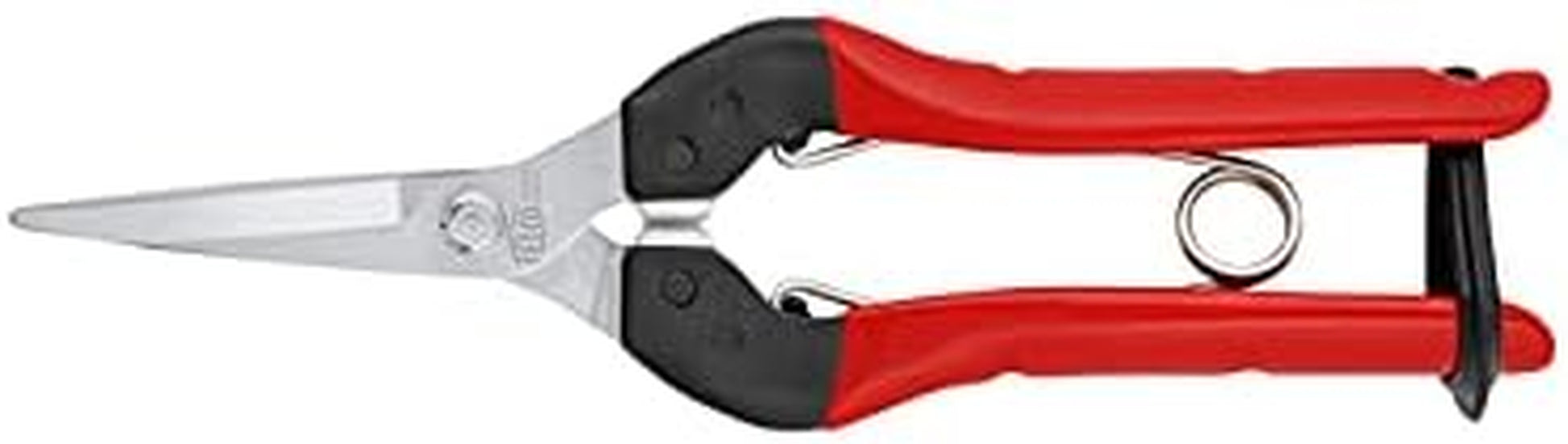 F322 Pruning Snips – 9.84" Swiss-Made Garden Clippers with Curved Blade & Rounded Tip | Pruning Shears for Gardening | Garden Snips and Pruners with Carbon Steel Blade, Sap Groove