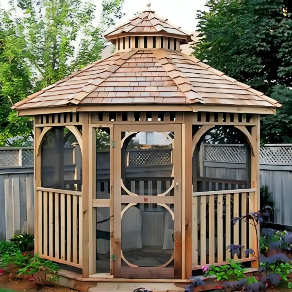 10′ Bayside Gazebo with Screen Kit