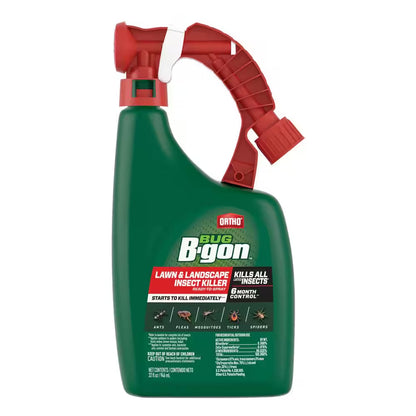 Bug B-Gon Lawn and Landscape Insect Killer Ready-To-Spray 32 Oz. Outdoor Ant, Flea, Tick, Mosquito and Spider Killer