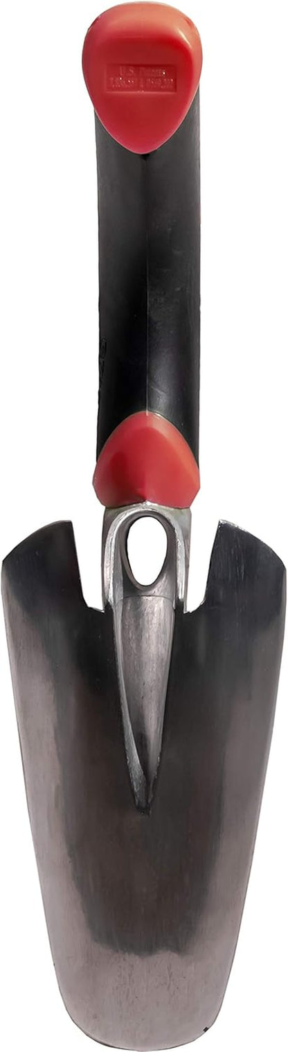 10011 Ergonomic Aluminum Hand Trowel, Red