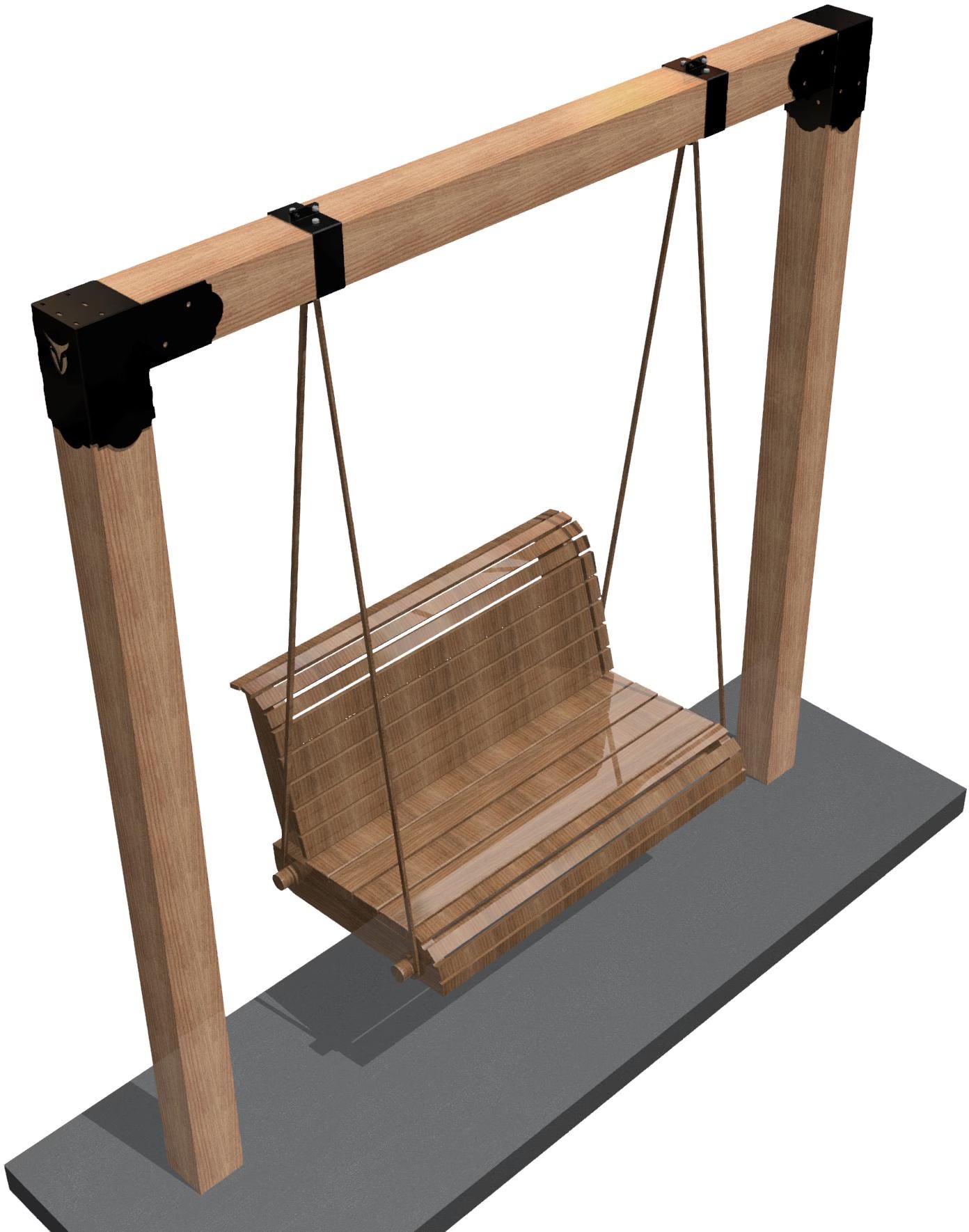 DIY Swing & Chair Hanger Framing Kit: Swing/Lumber Not Included.