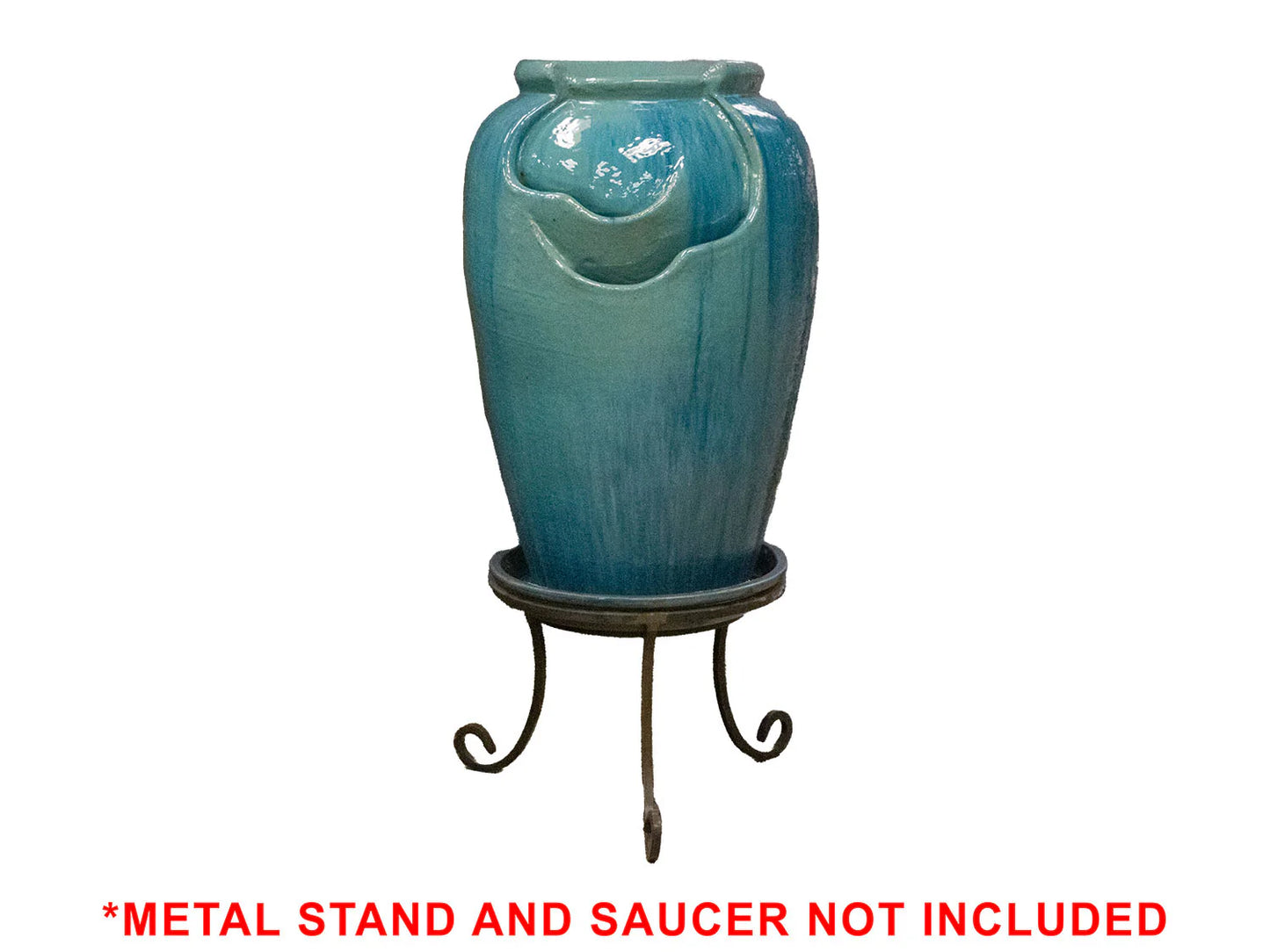 Tea Garden Fountain (Rustic Green) by