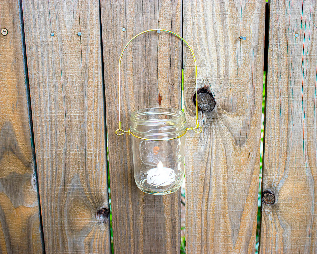 Gold Wire Handles for Mason Jars 6 Pack