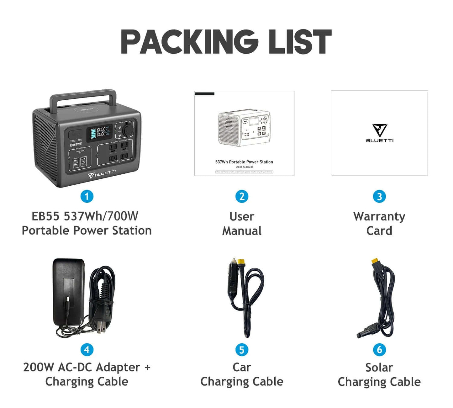EB55 + 1*PV120 Home Solar Generator