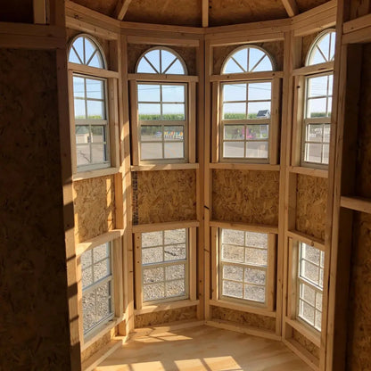 the Grand Portico Mansion Playhouse Kit