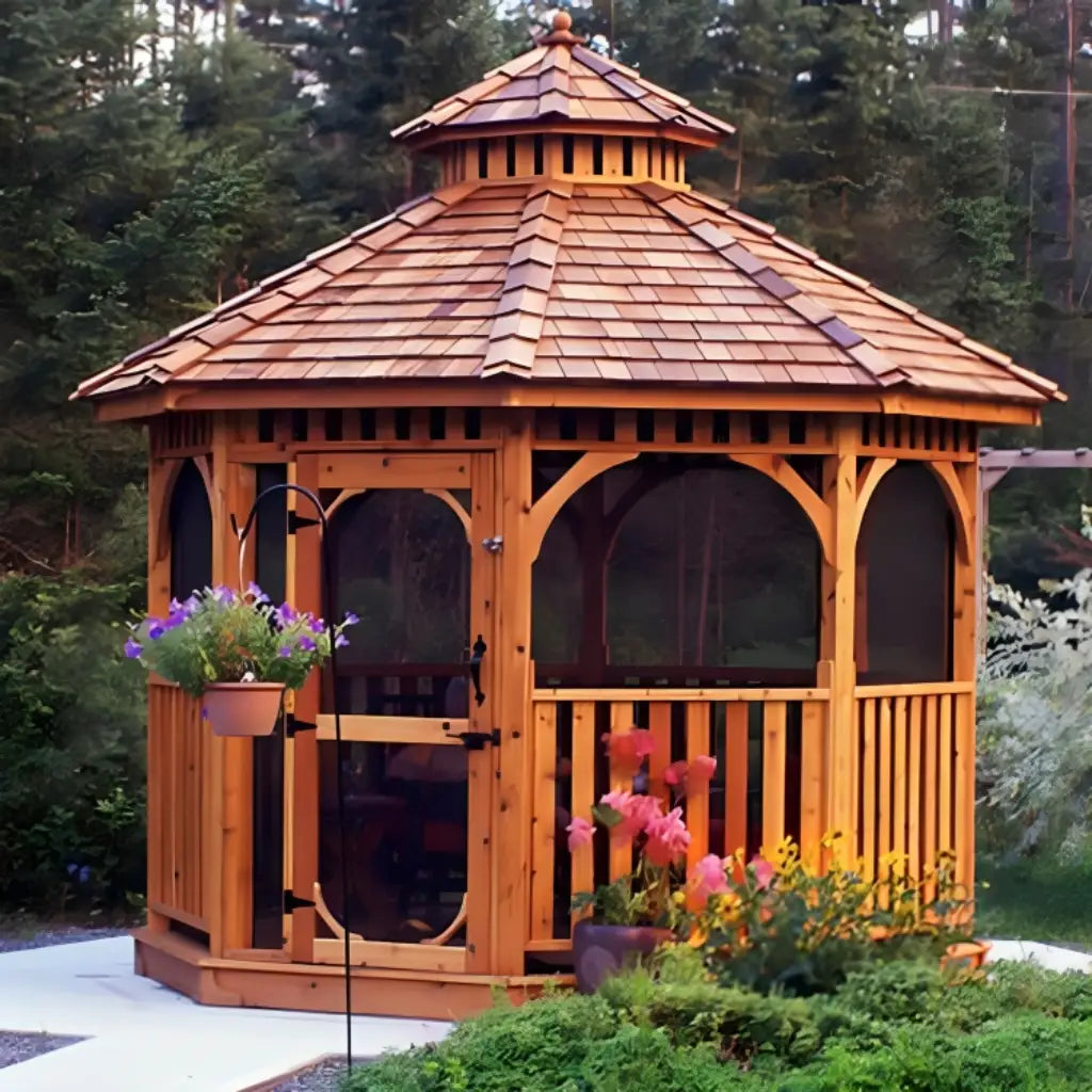 10′ Bayside Gazebo with Screen Kit