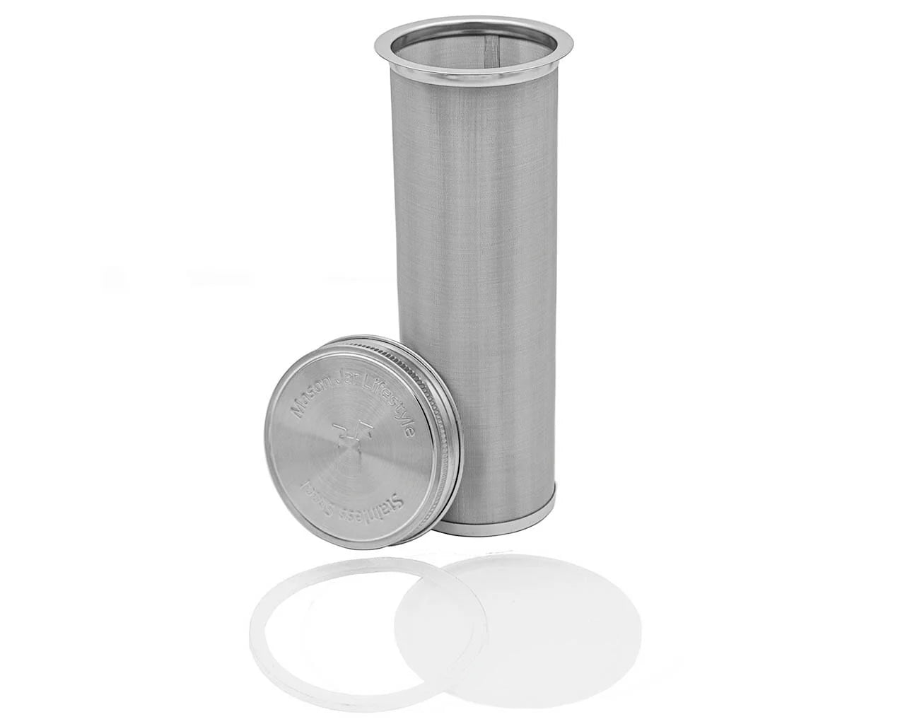 Cold Brew Coffee & Tea Maker Stainless Steel Filter with Lid for Mason Jars